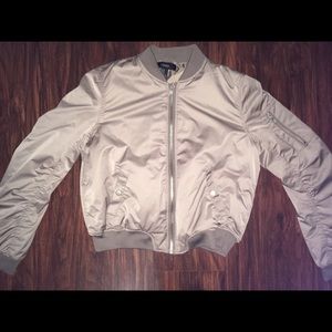 Zip Front Bomber Jacket